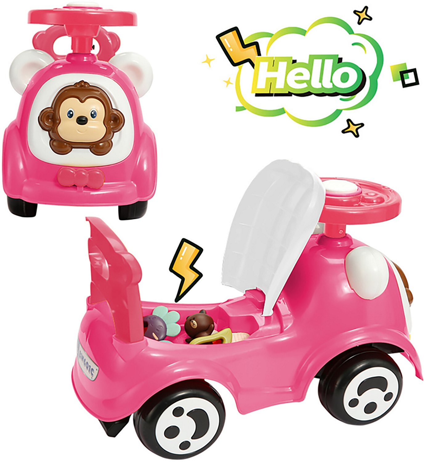 Trimate Monkey Push & Ride Racer Ride On Car - view number 2