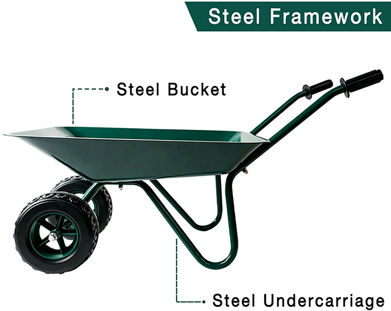 Trimate Metal Wheelbarrow - view number 4