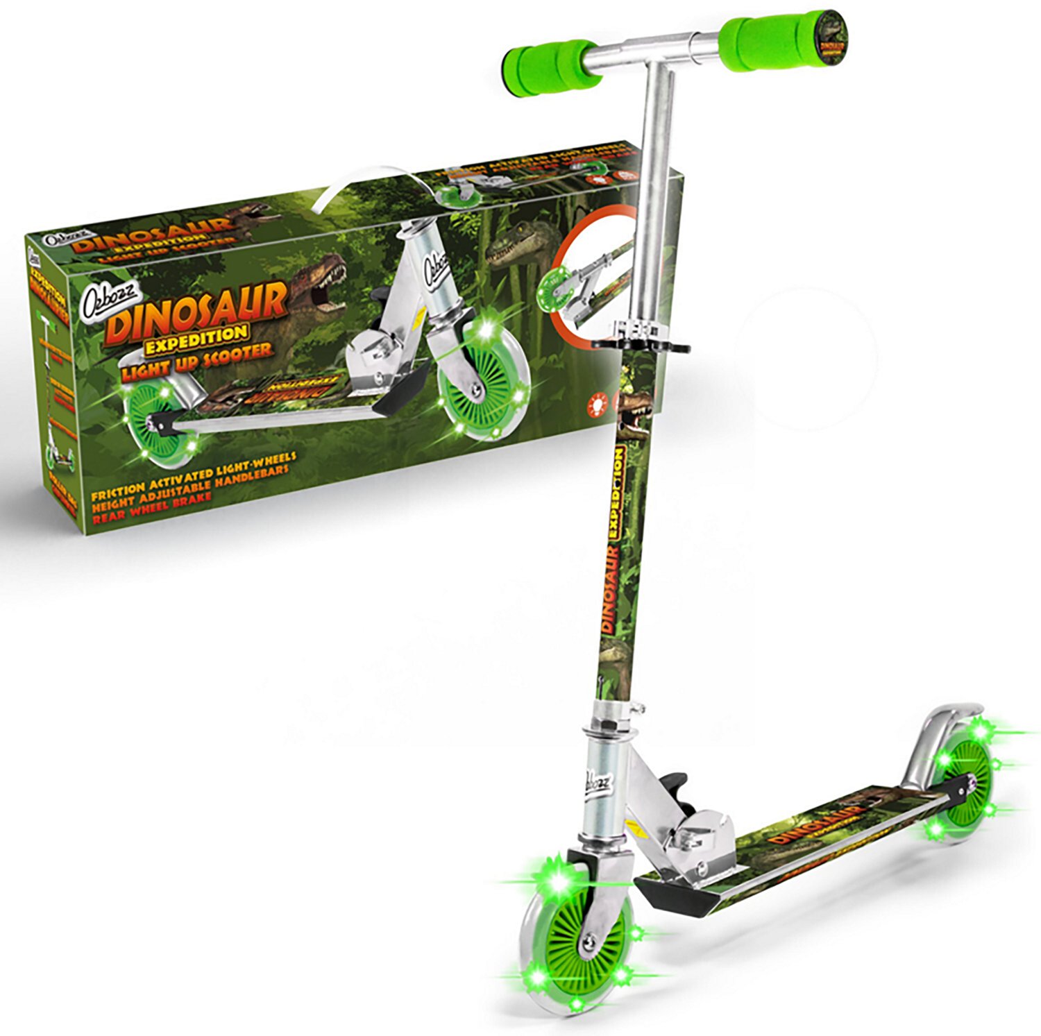 Ozbozz Dinosaur Scooter with Light-Up Wheels - view number 5