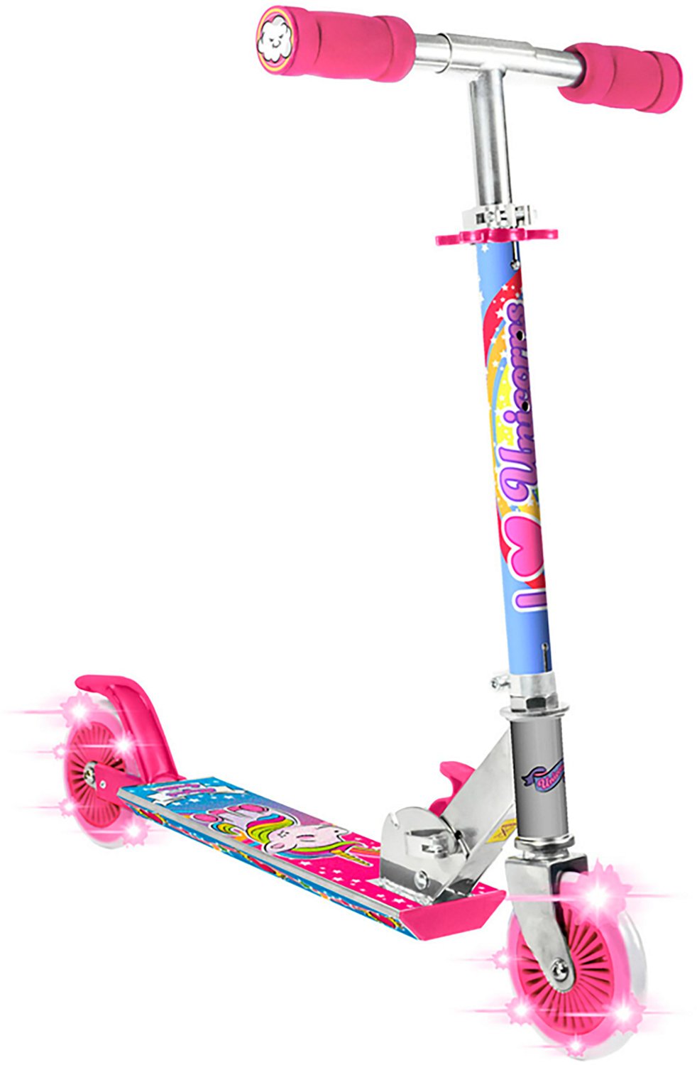Ozbozz Unicorn Magical Sparkles Foldable Scooter - view number 1