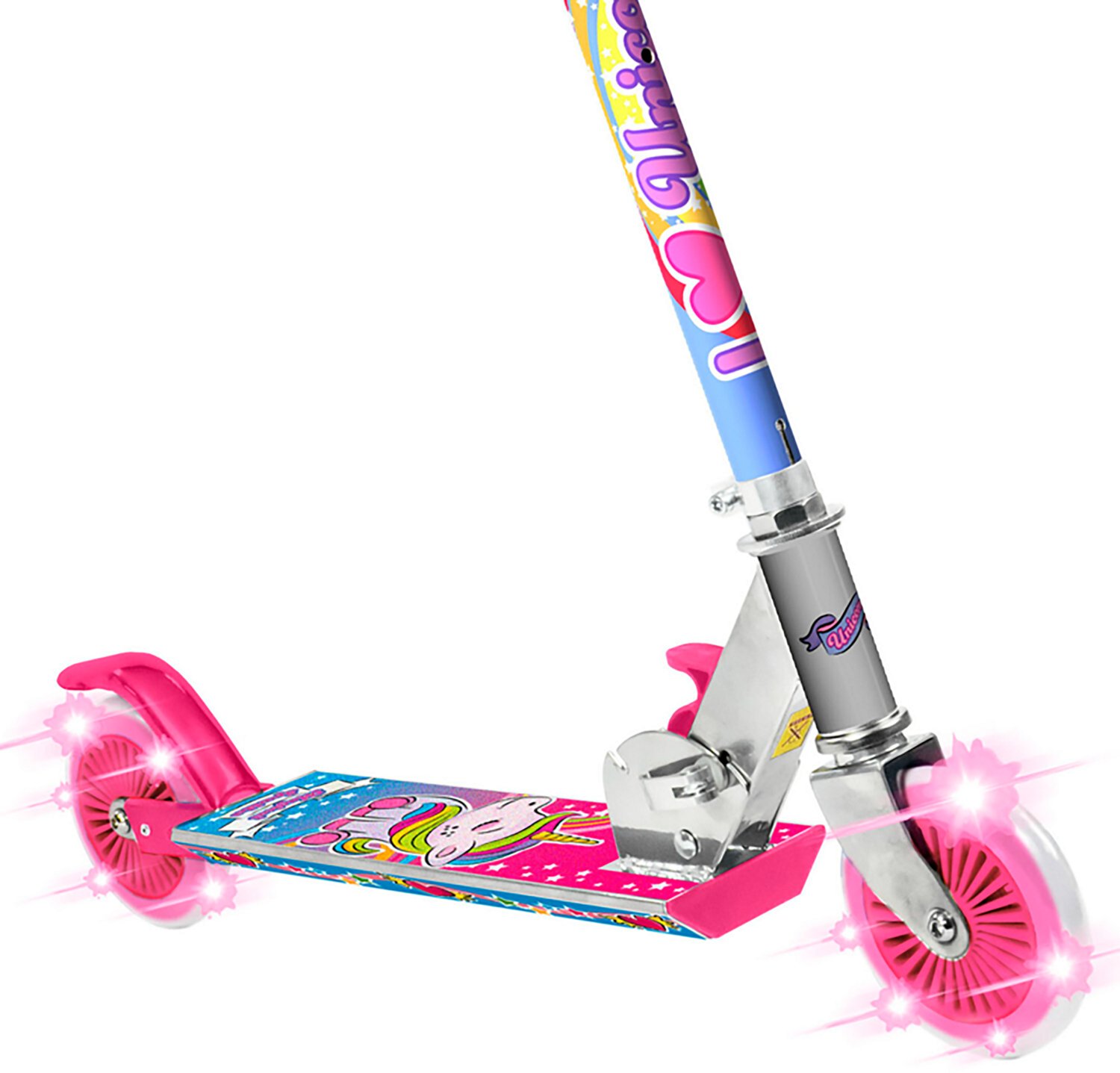 Ozbozz Unicorn Magical Sparkles Foldable Scooter - view number 3