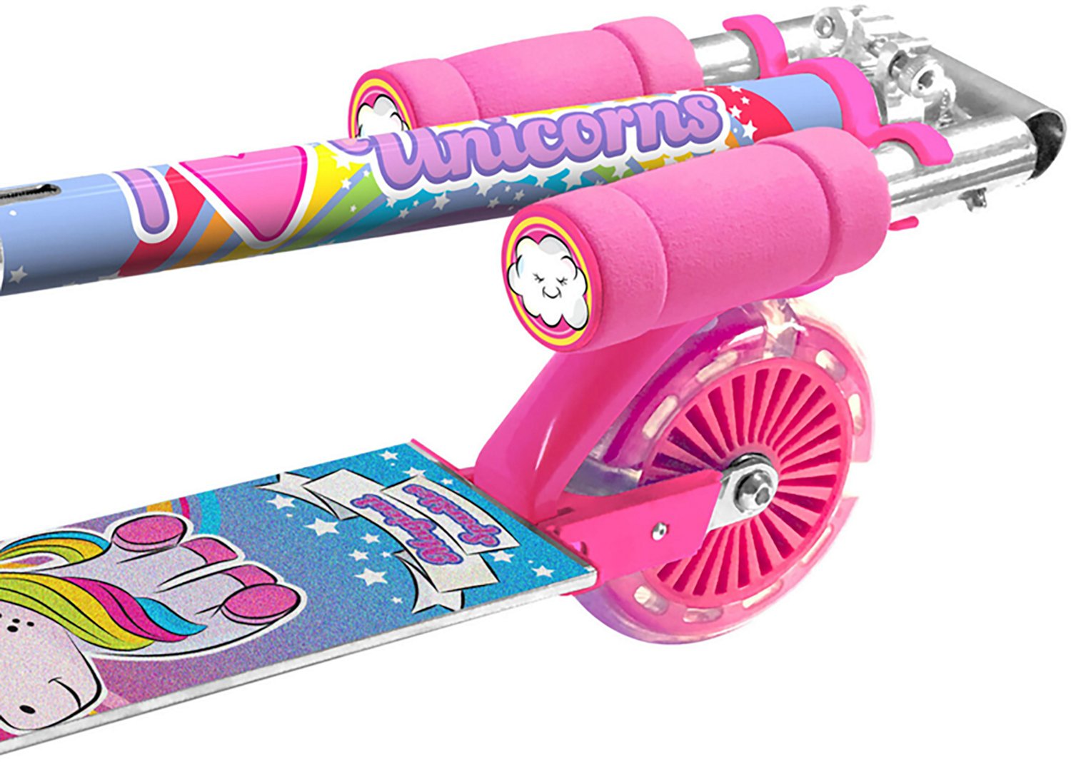 Ozbozz Unicorn Magical Sparkles Foldable Scooter - view number 5
