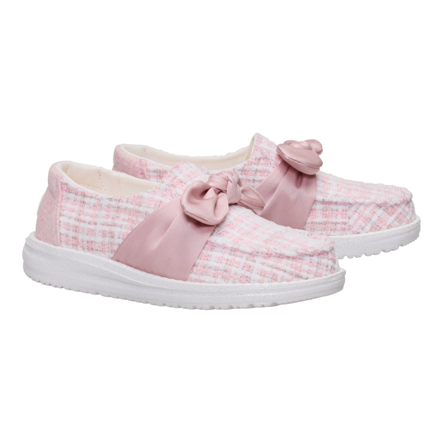 HEYDUDE Girls' Wendy Bow Tweed Shoes - view number 3