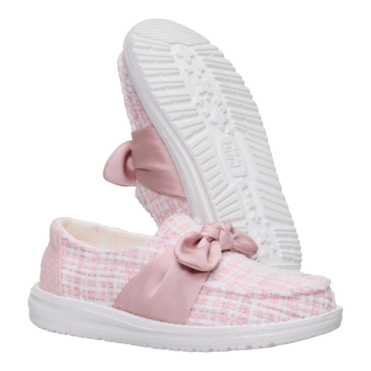 HEYDUDE Girls' Wendy Bow Tweed Shoes - view number 6