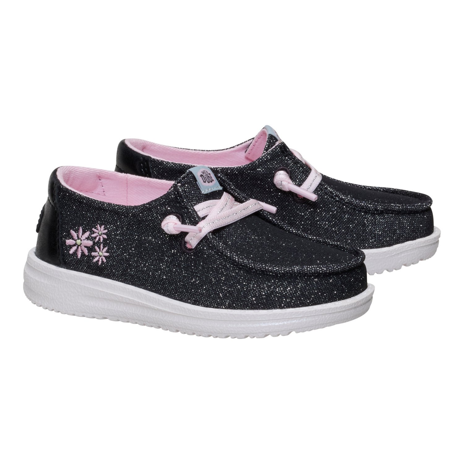 HEYDUDE Toddler Girls' Wendy Shimmer Flower Shoes - view number 3