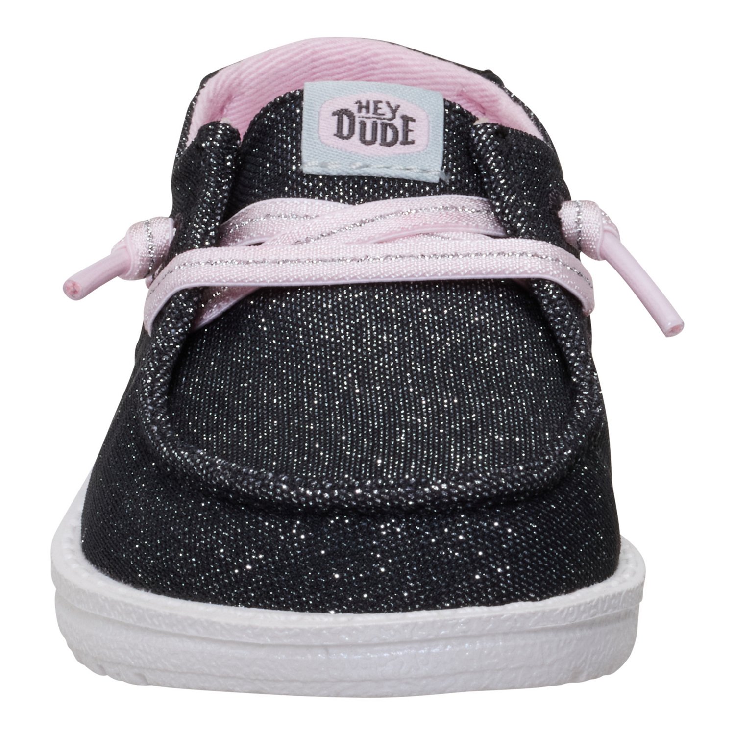 HEYDUDE Toddler Girls' Wendy Shimmer Flower Shoes