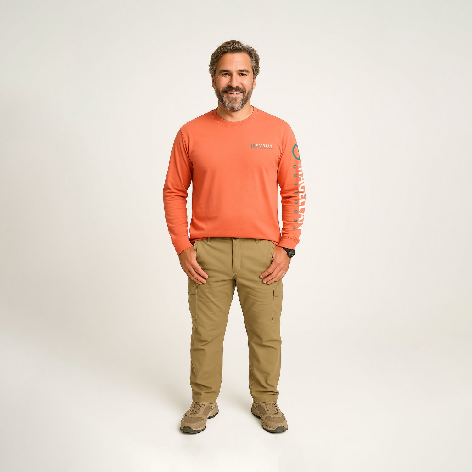 Magellan Outdoors Men's Grotto Falls Long Sleeve T-shirt - view number 2