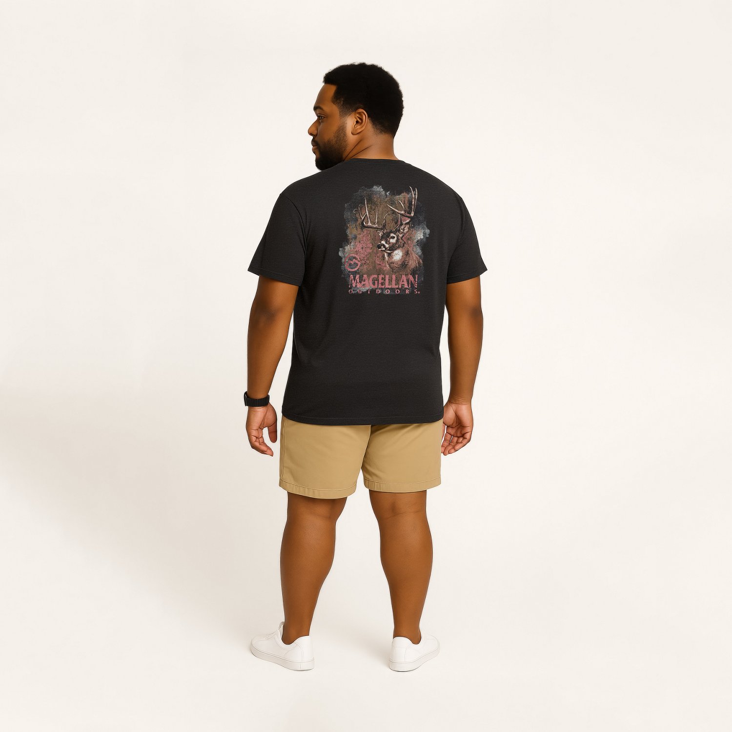 Magellan Outdoors Men's Deer Short Sleeve Graphic T-Shirt - view number 3