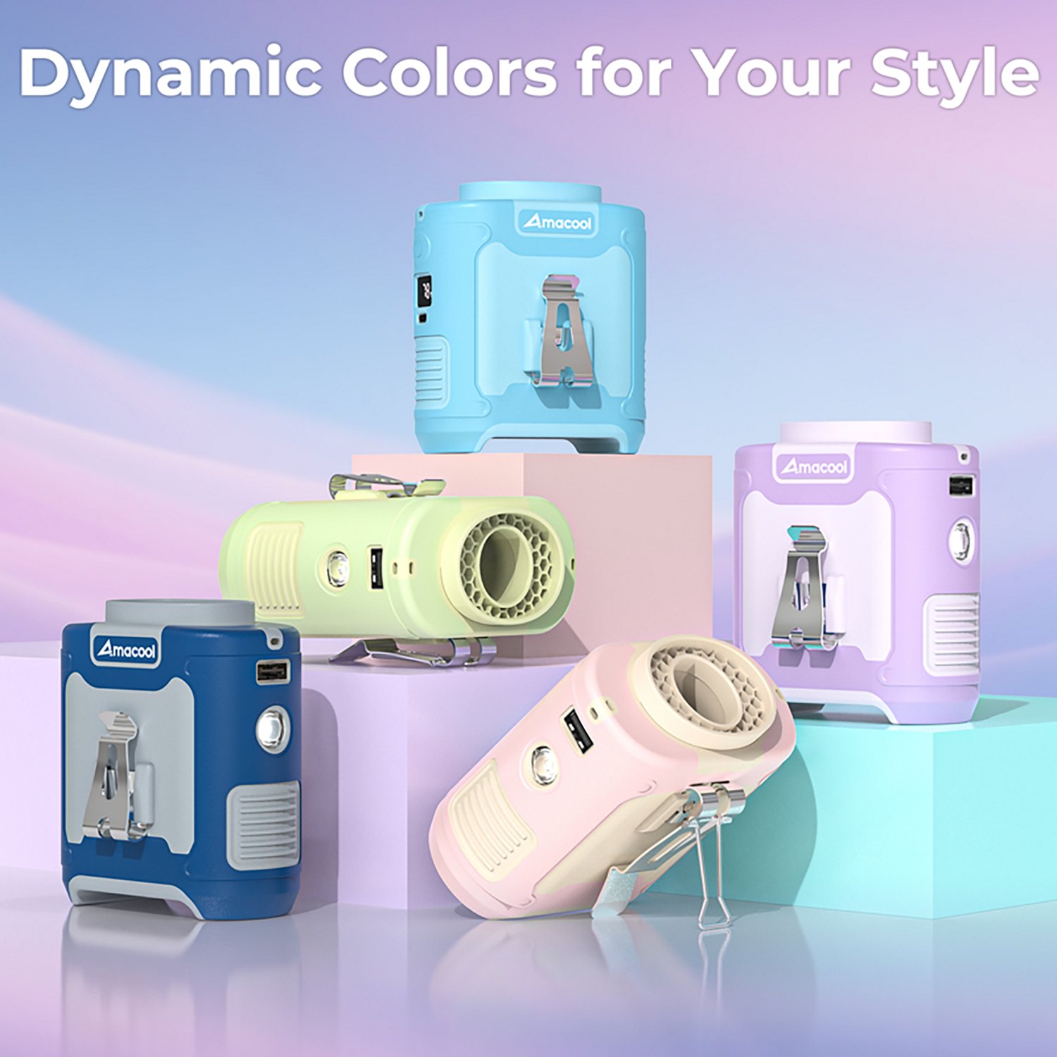 Panergy K50 40-Hour Rechargeable Portable Waist Fan - view number 5