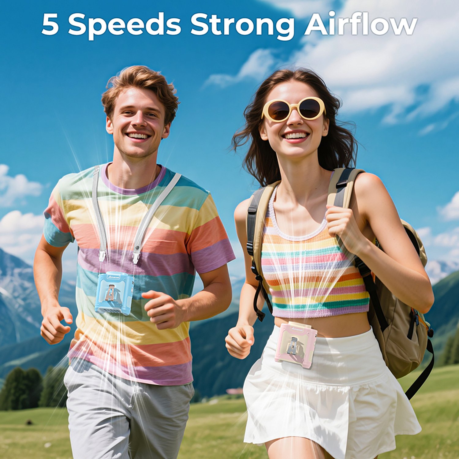 Panergy K50 40-Hour Rechargeable Portable Waist Fan - view number 4