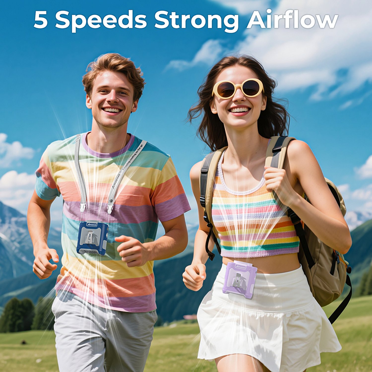 Panergy K50 40-Hour Rechargeable Portable Waist Fan - view number 4