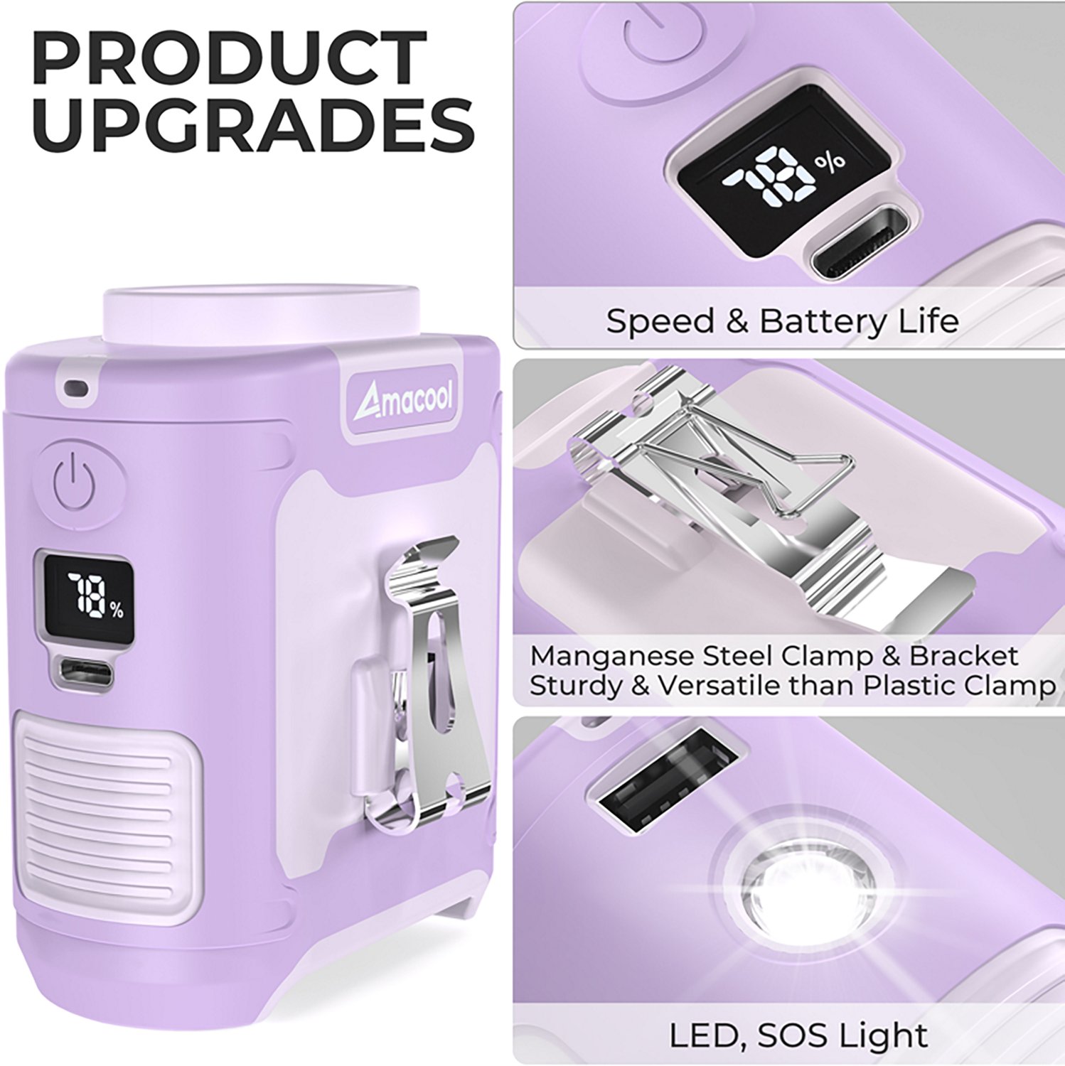 Panergy K50 40-Hour Rechargeable Portable Waist Fan - view number 7