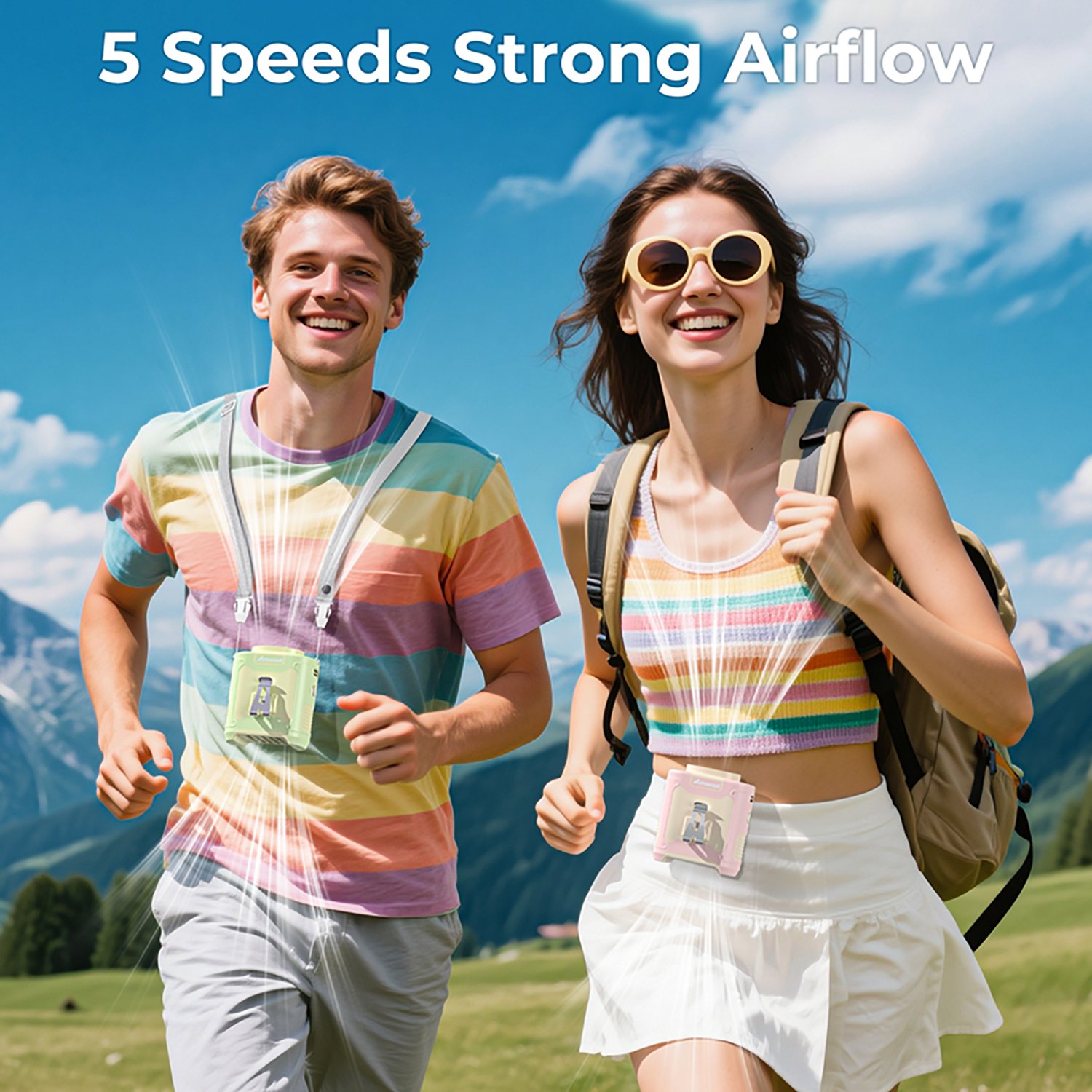 Panergy K50 40-Hour Rechargeable Portable Waist Fan - view number 4