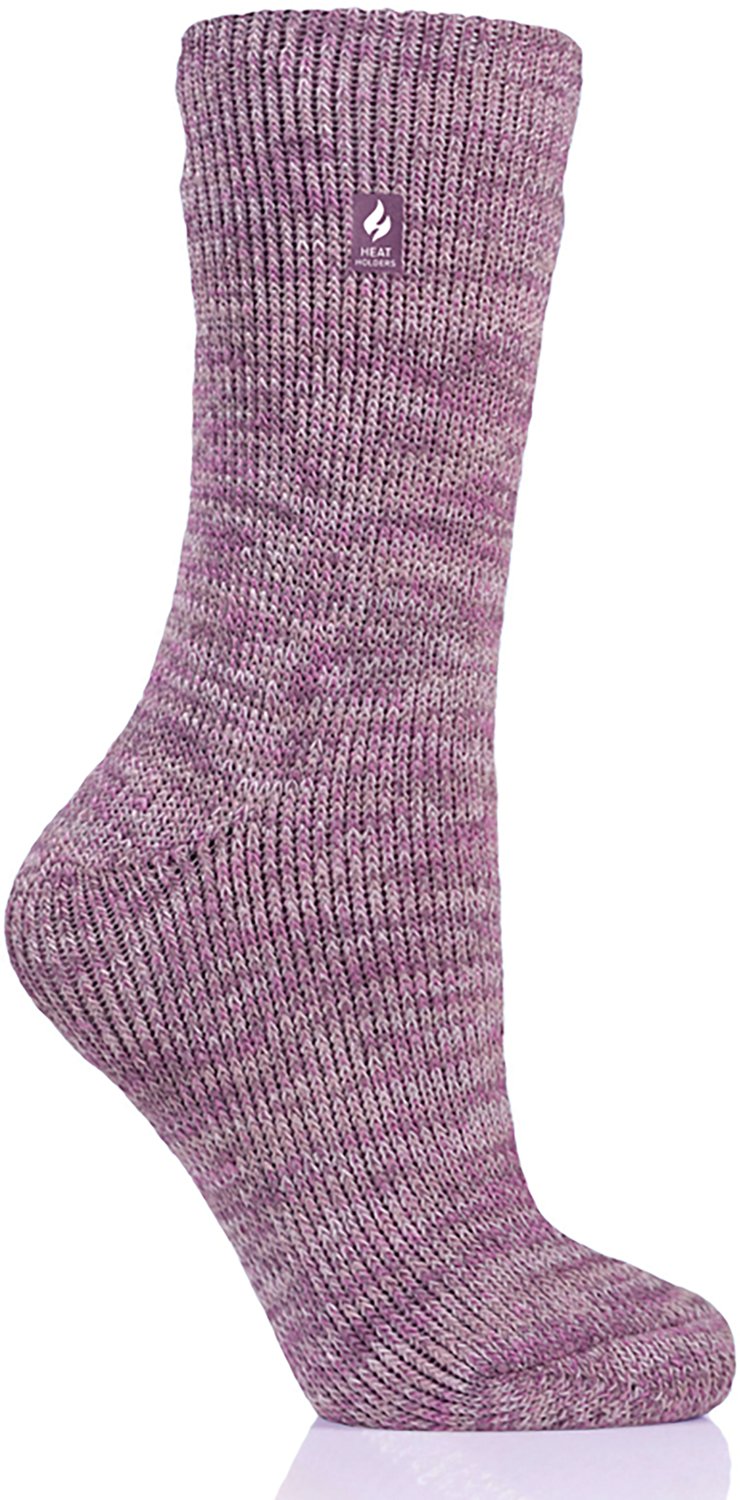 Heat Holders Women's Lite Wendy Four-Color Twist Crew Socks