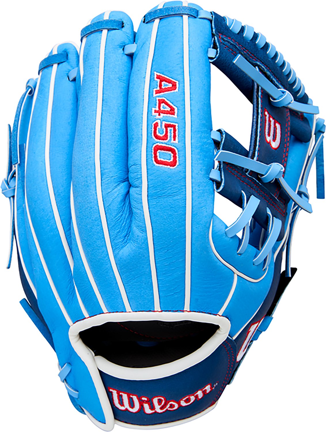 Wilson 11.5 in Youth A450 Fielding Baseball Glove - view number 2