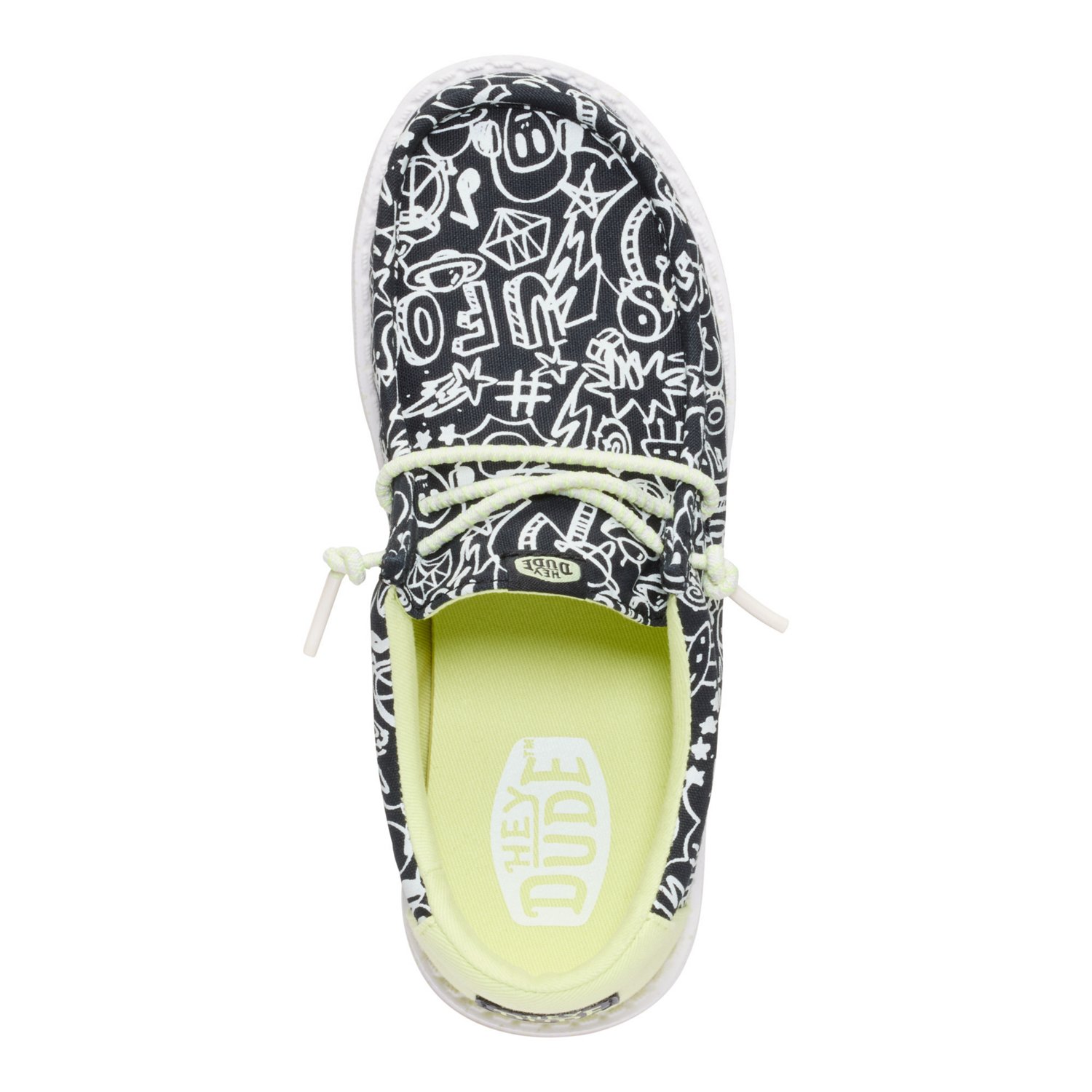 HEYDUDE Boys' Wally Space Glow Shoes - view number 5