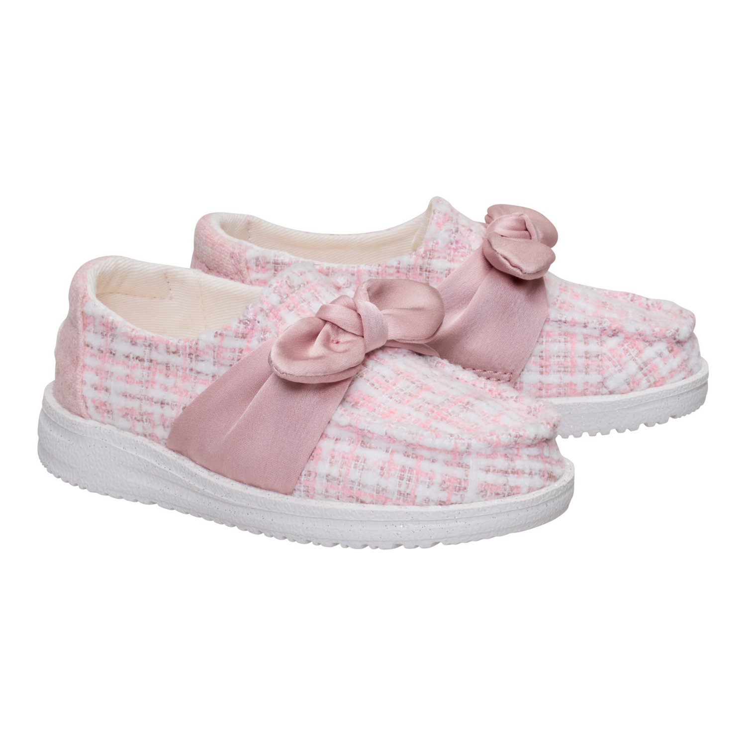 HEYDUDE Toddler Girls' Wendy Bow Tweed Shoes - view number 3