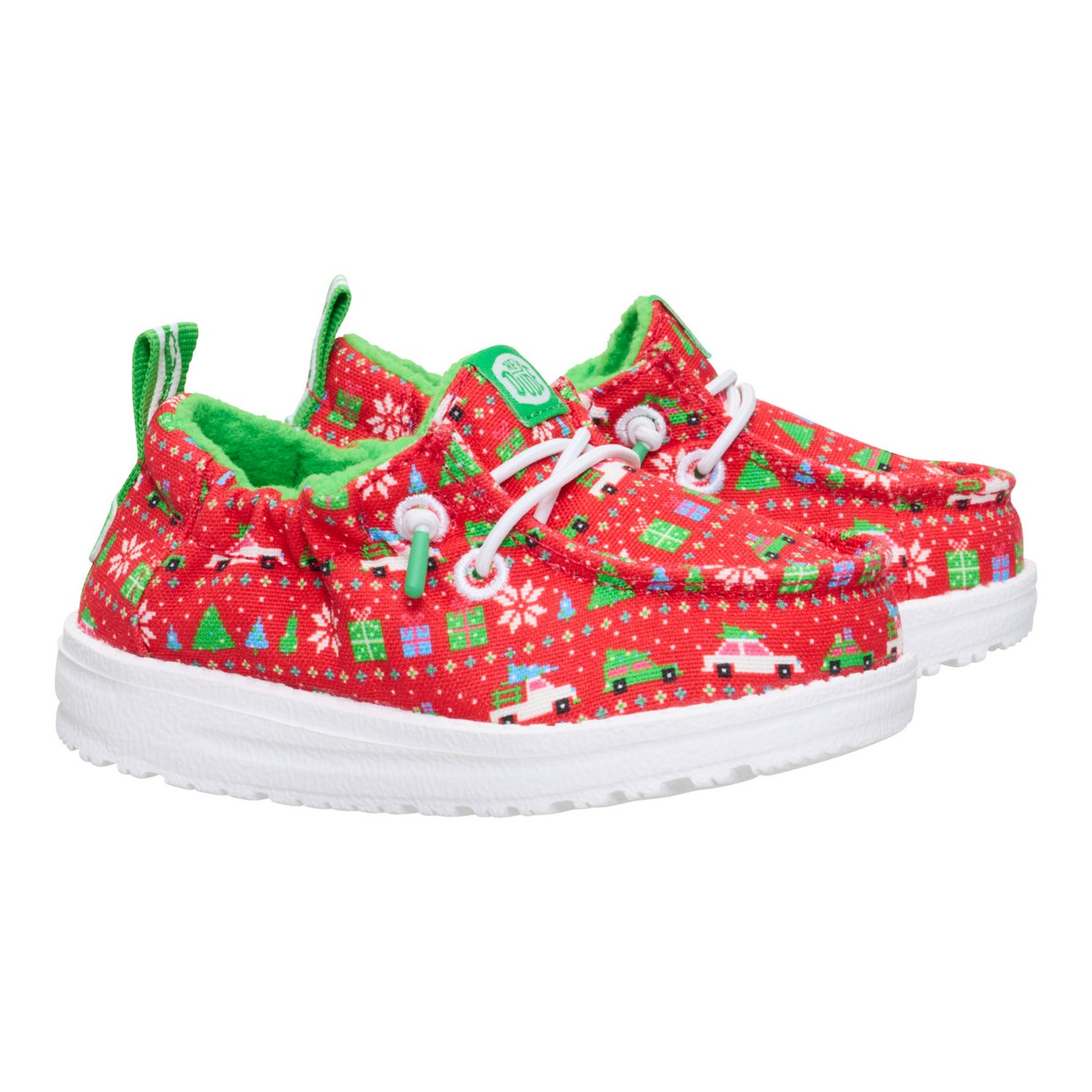 HEYDUDE Infants' LILDUDE Holiday Sweater Mini Mocs - view number 3