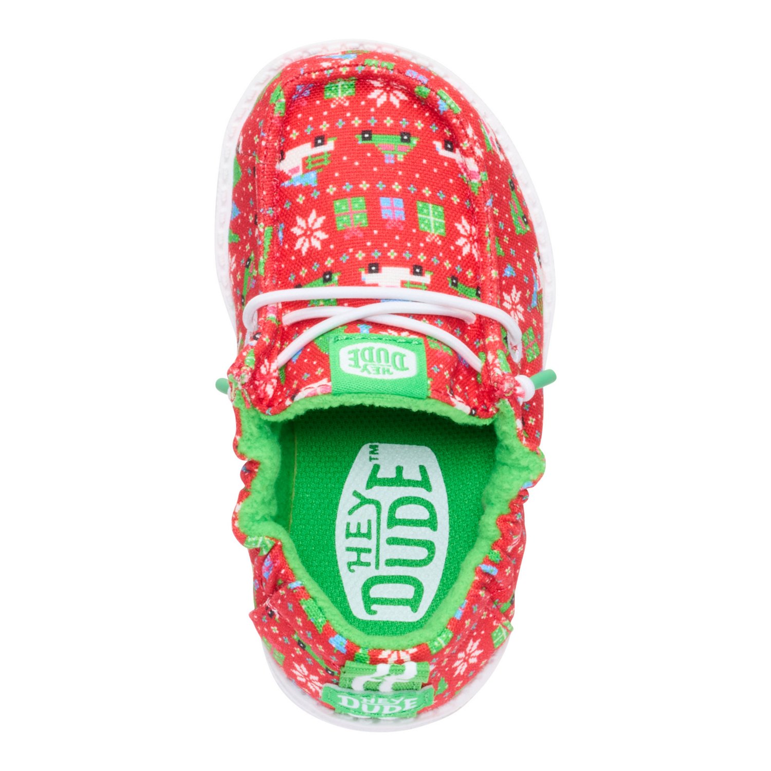 HEYDUDE Infants' LILDUDE Holiday Sweater Mini Mocs - view number 5