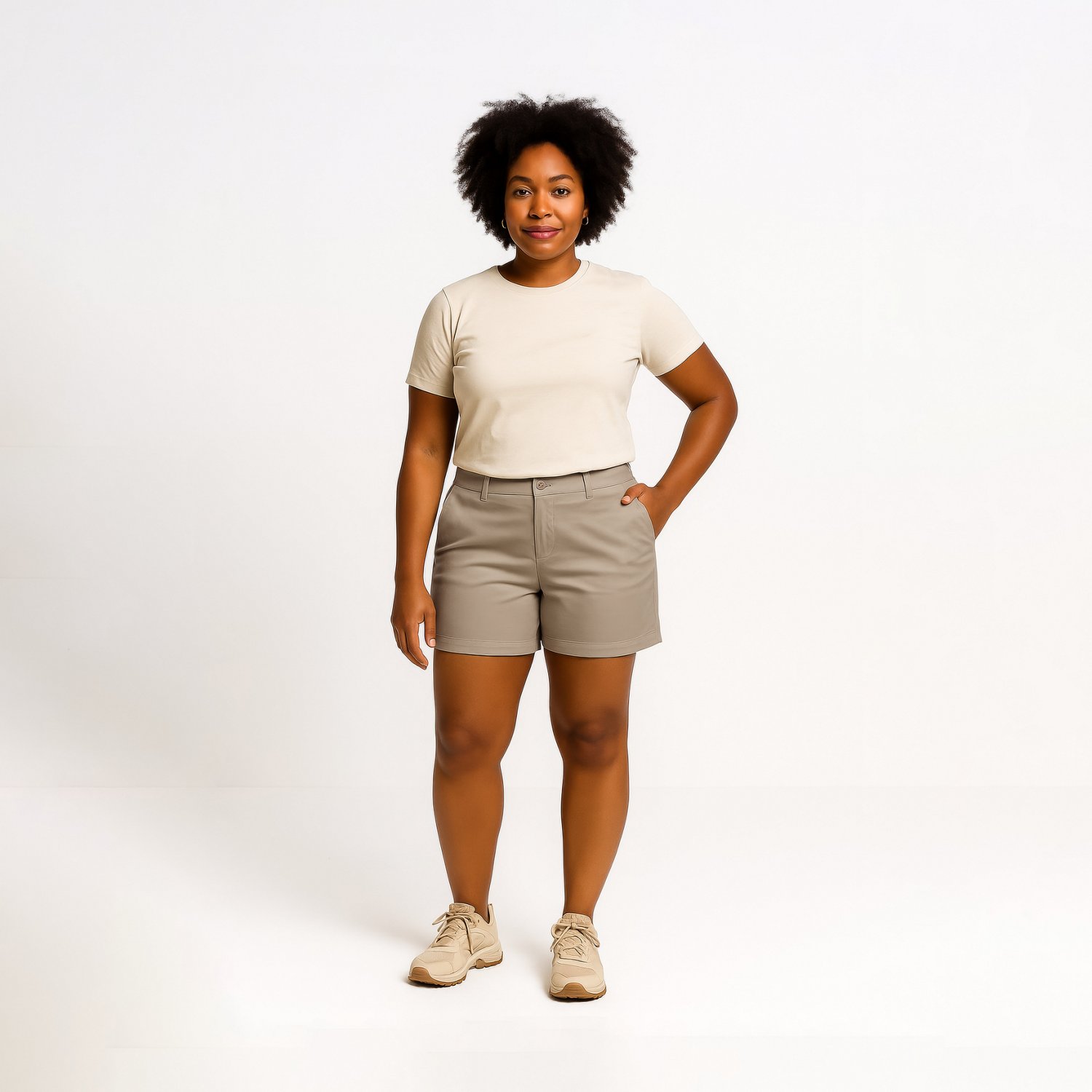 Magellan Outdoors Women's Plus Size Happy Camper Shorty Shorts - view number 2