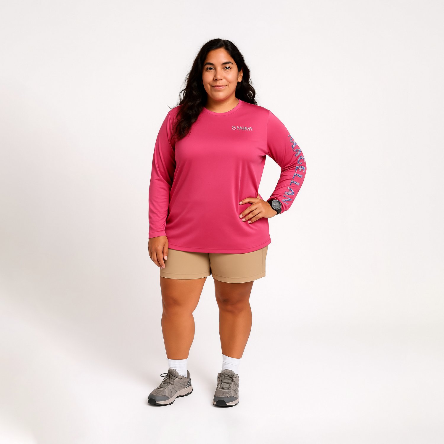 Magellan Outdoors Women's Caddo Lake Logo Long Sleeve Plus Size Fishing T-shirt - view number 2