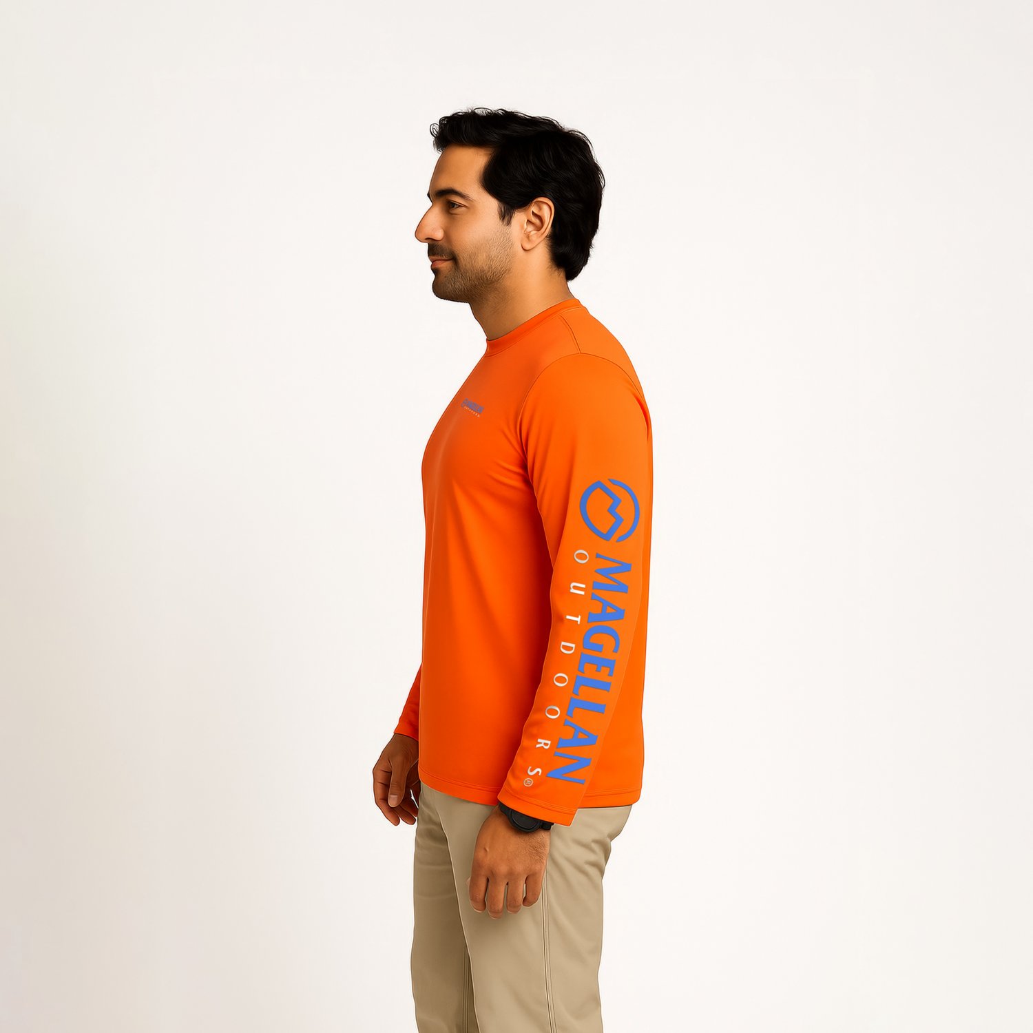 Magellan Outdoors Men's Casting Crew Core Graphic Long Sleeve T-shirt                                                            - view number 4