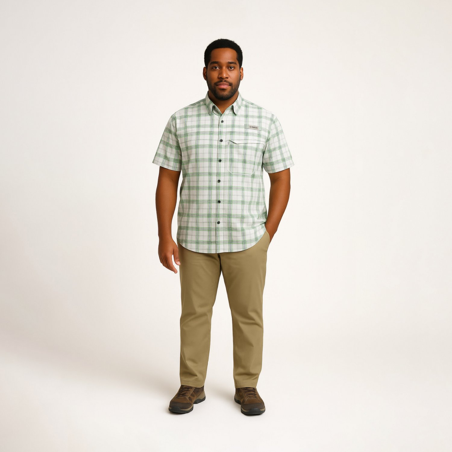 Magellan Outdoors Men's Caddo Lake Plaid Fishing Button-Down Shirt - view number 2