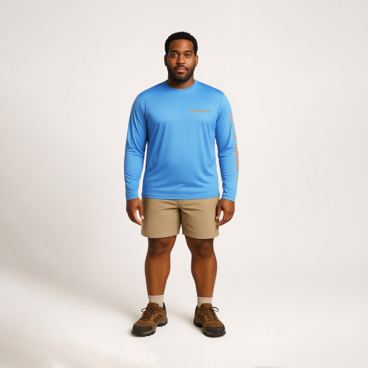 Magellan Outdoors Men's Casting Crew Core Graphic Long Sleeve T-shirt                                                            - view number 2