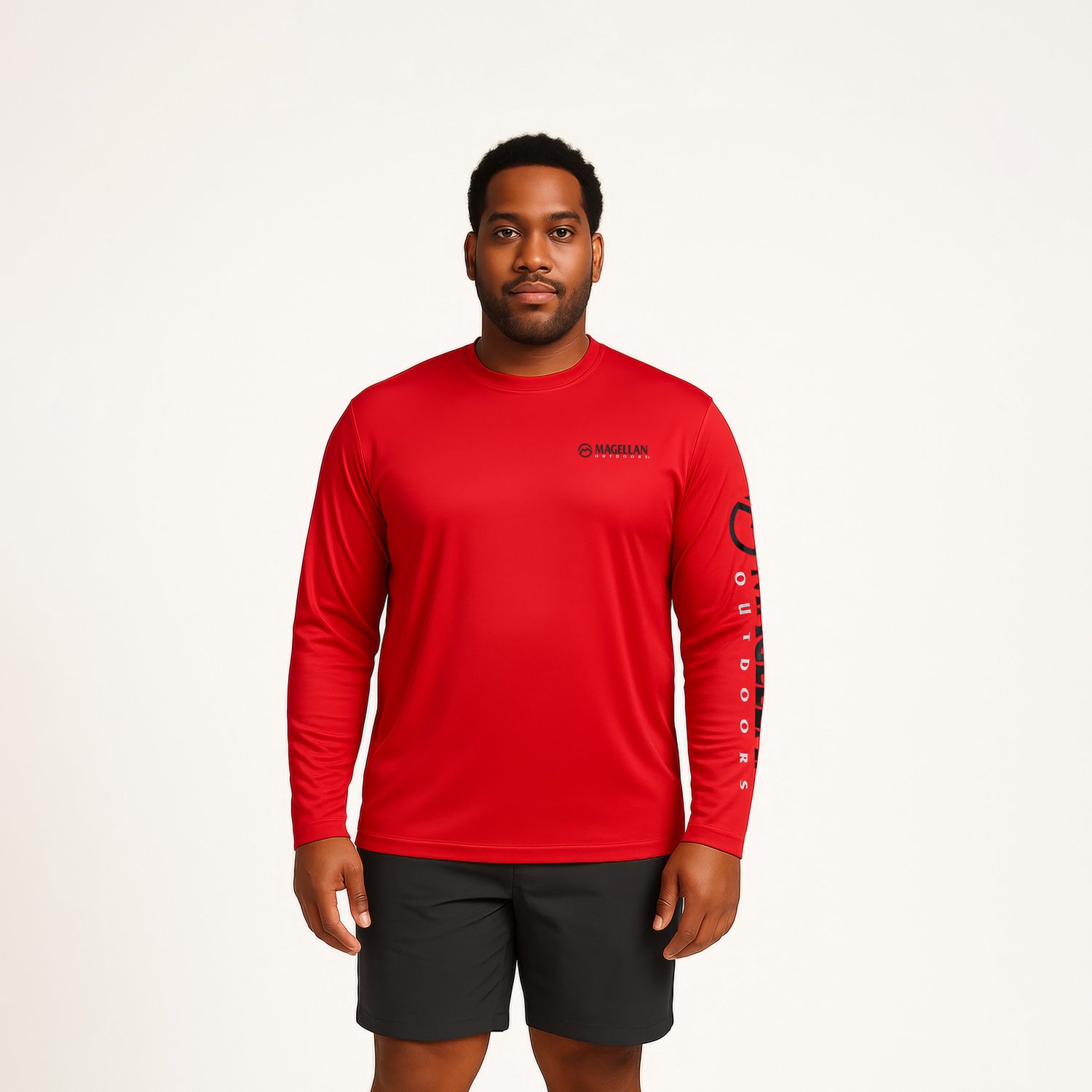 Magellan Outdoors Men's Casting Crew Core Graphic Long Sleeve T-shirt                                                            - view number 1