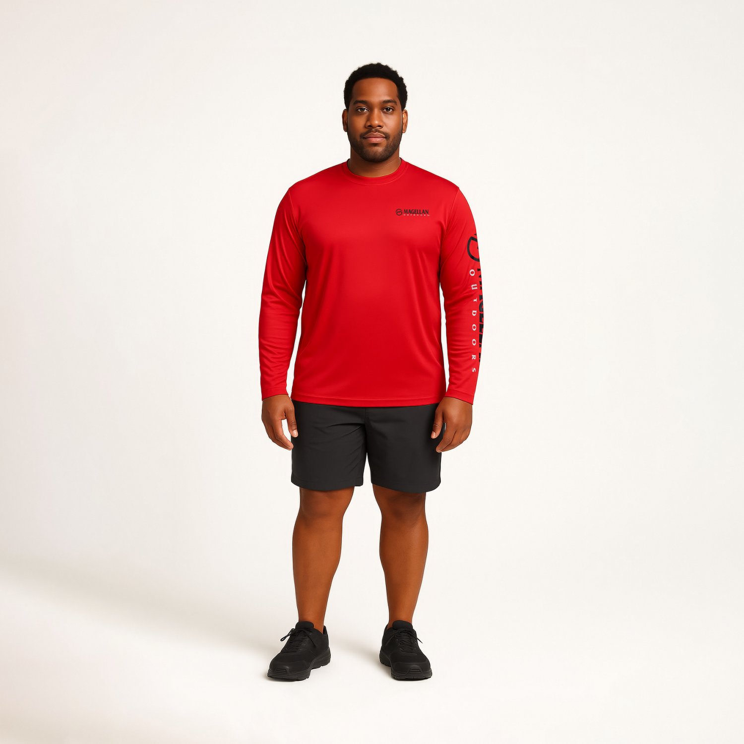 Magellan Outdoors Men's Casting Crew Core Graphic Long Sleeve T-shirt                                                            - view number 2