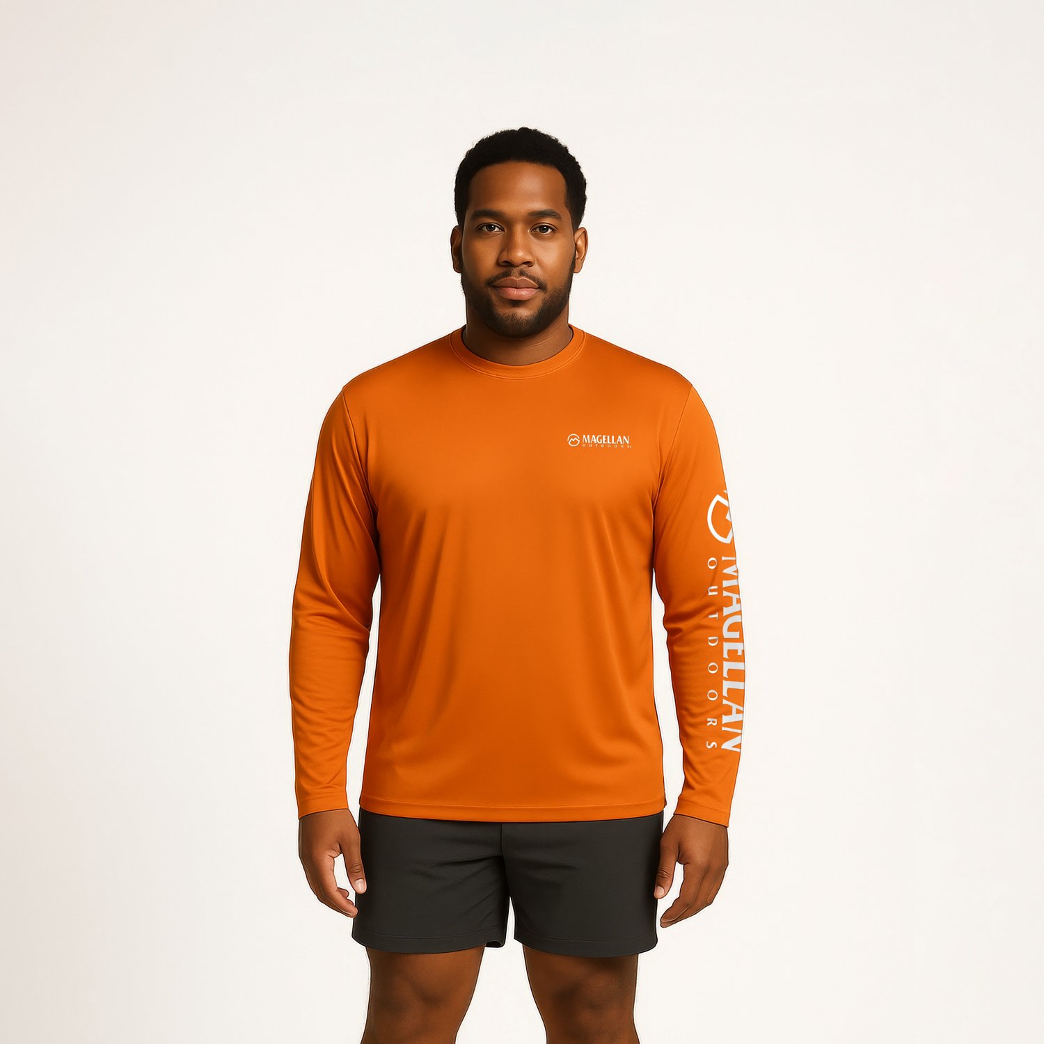 Magellan Outdoors Men's Casting Crew Core Graphic Long Sleeve T-shirt                                                            - view number 1