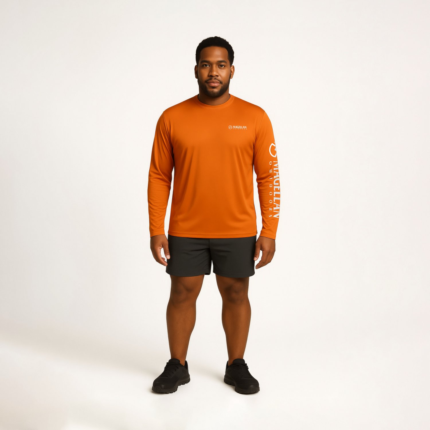 Magellan Outdoors Men's Casting Crew Core Graphic Long Sleeve T-shirt                                                            - view number 2