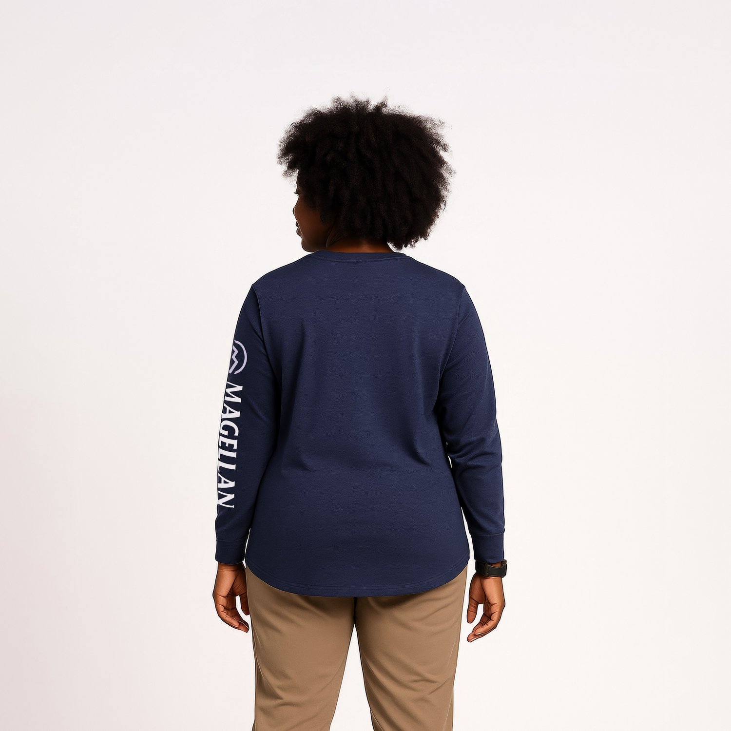 Magellan Outdoors Women's Grotto Falls Plus Size Long Sleeve T-shirt - view number 4