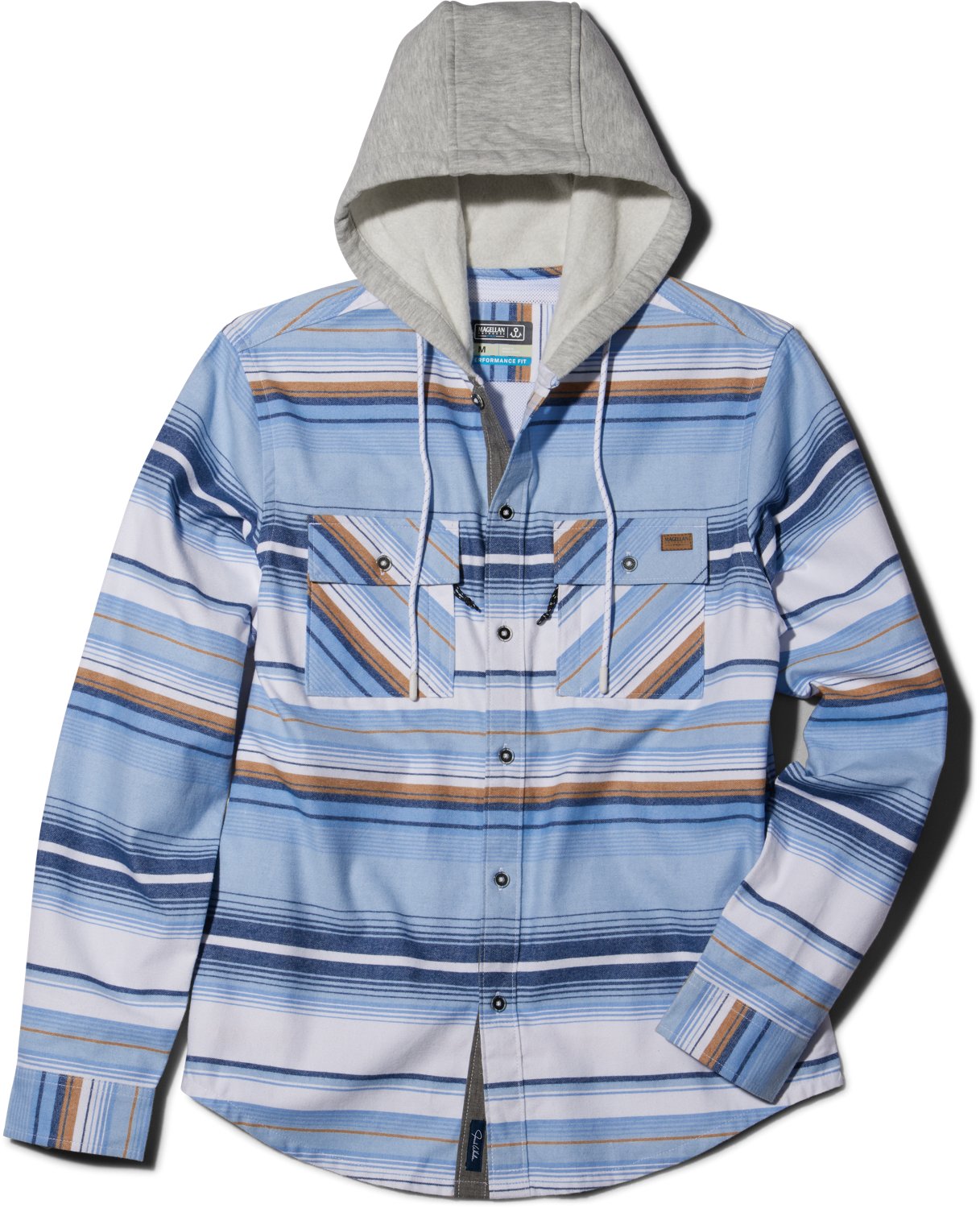 Magellan Outdoors Men's Pro Jacob Wheeler Angler Flannel Hoodie - view number 7