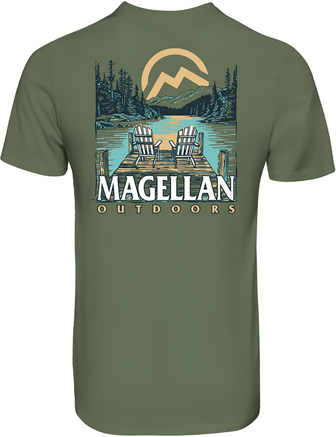 Magellan Outdoors Men's Sundock Short Sleeve T-shirt                                                                             - view number 2