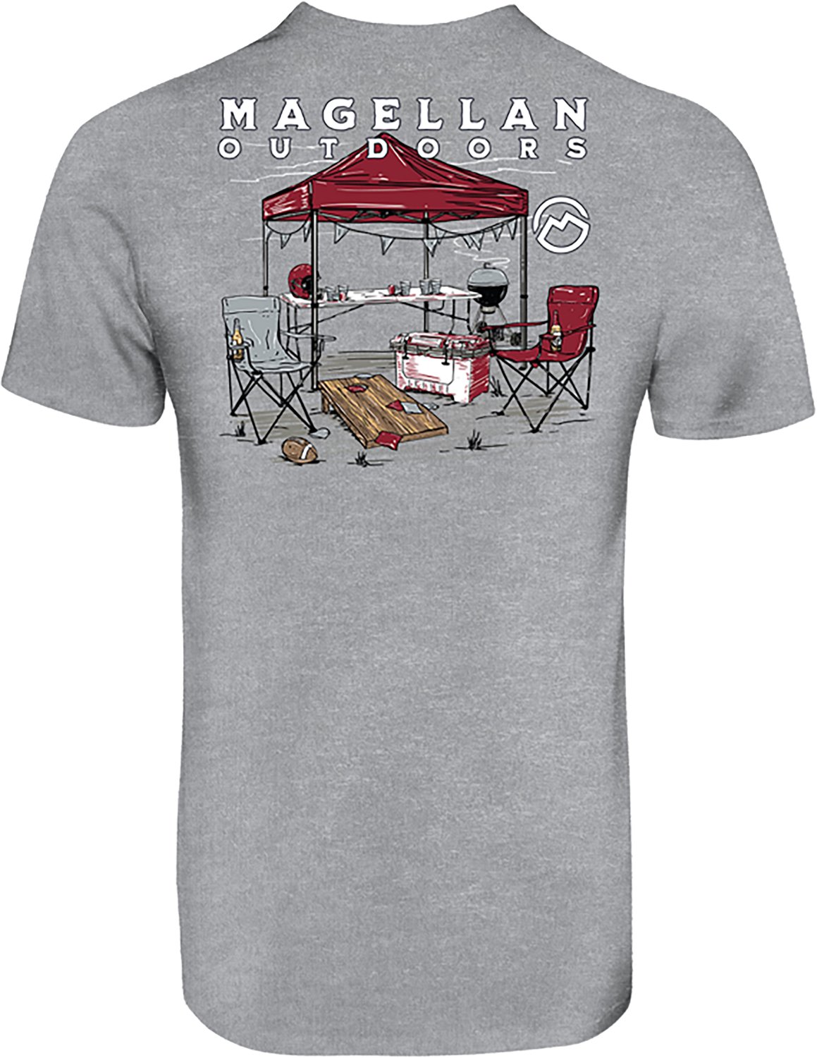 Magellan Outdoors Men's Tailgate Cardinal & Gray T-shirt - view number 2