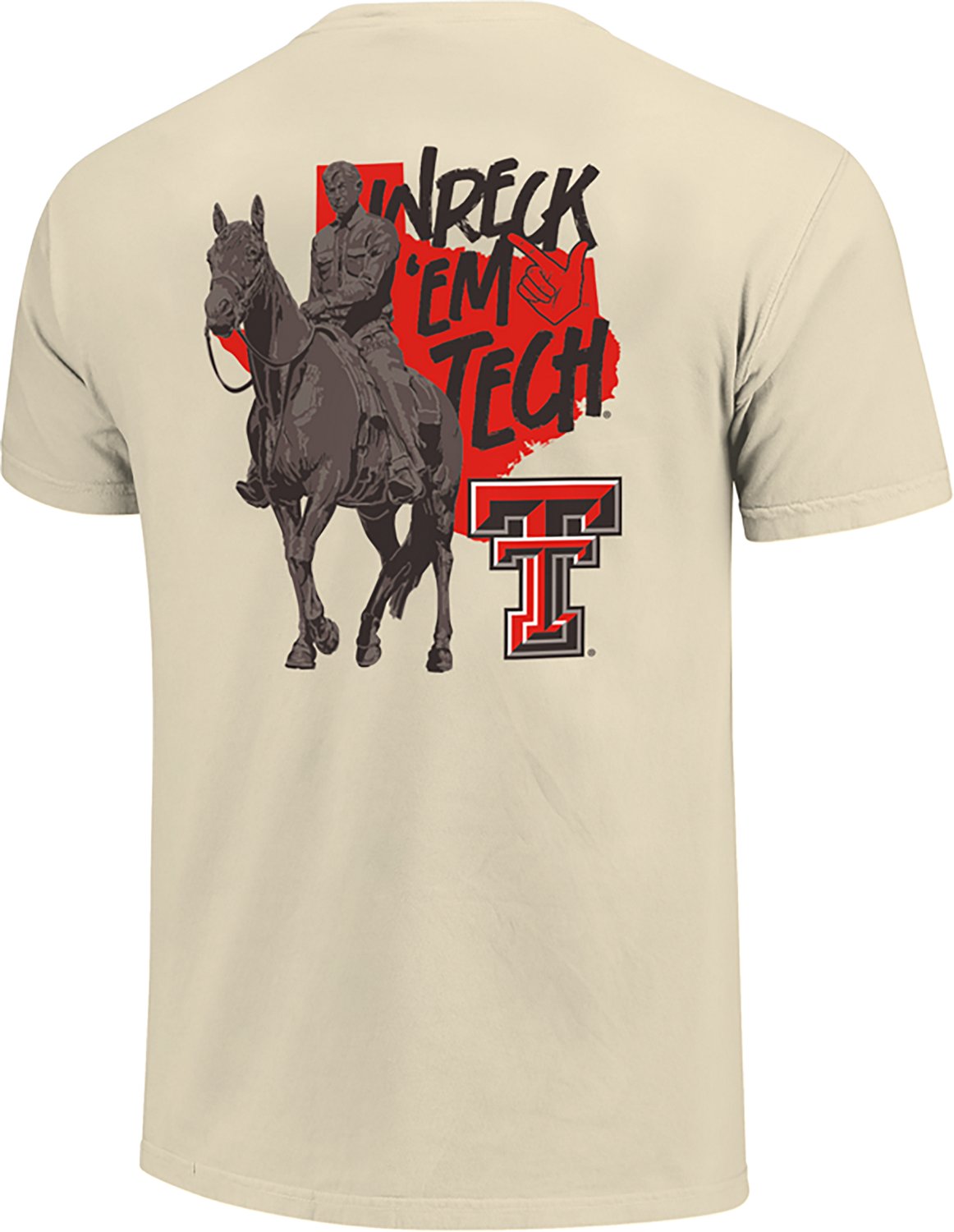 Image One Men's Texas Tech Statue State Fight DS T-shirt - view number 3