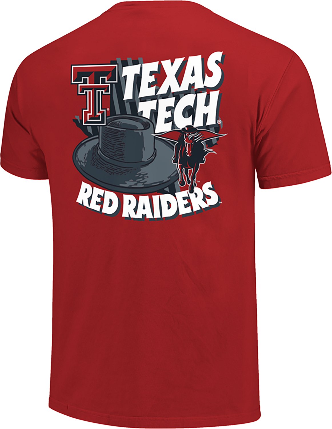 Image One Men's Texas Tech Gaucho Collage DS T-shirt - view number 3