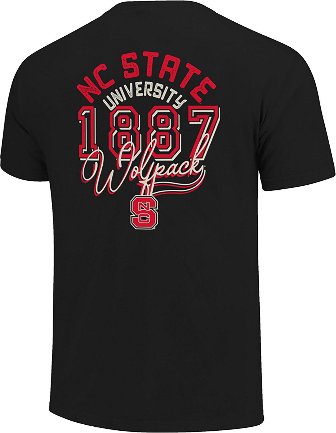 Image One Men's NC State Established Script Sign DS T-shirt - view number 3
