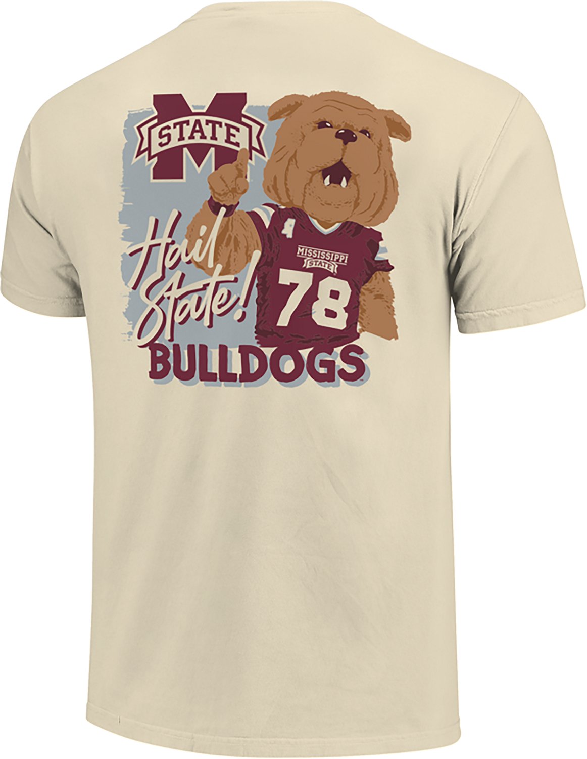 Image One Men's Mississippi State Mascot Number One DS T-shirt - view number 3