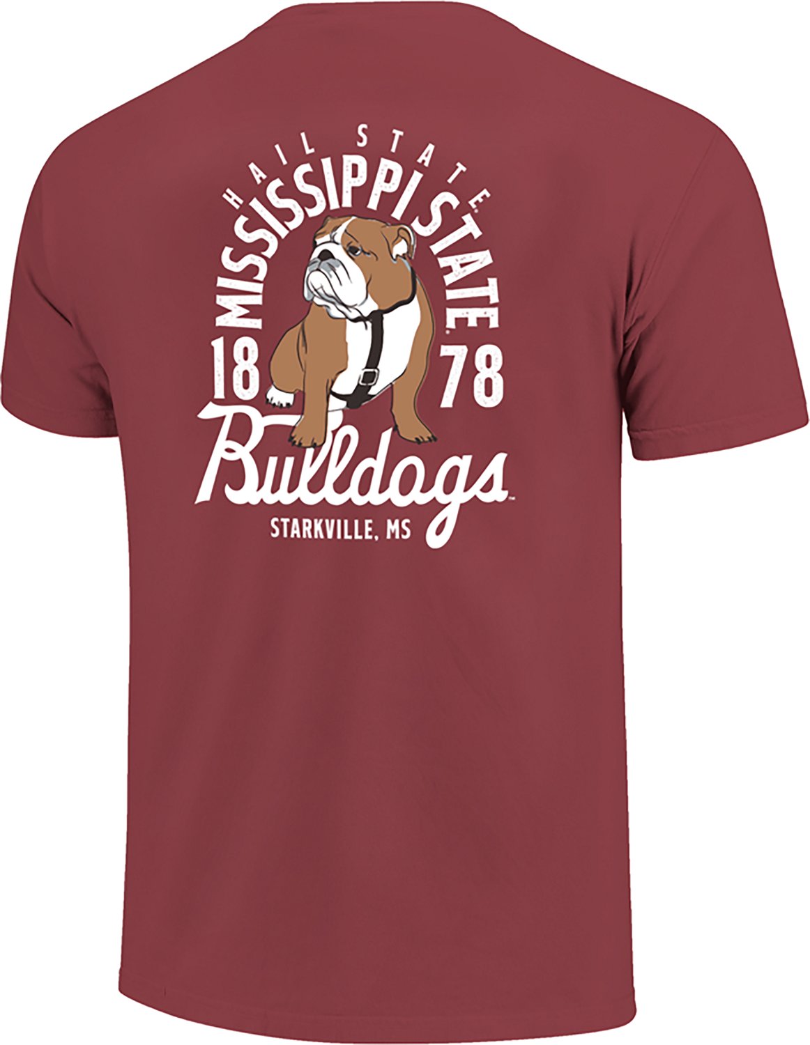Image One Men's Mississippi State Mascot Overlay DS T-shirt - view number 3
