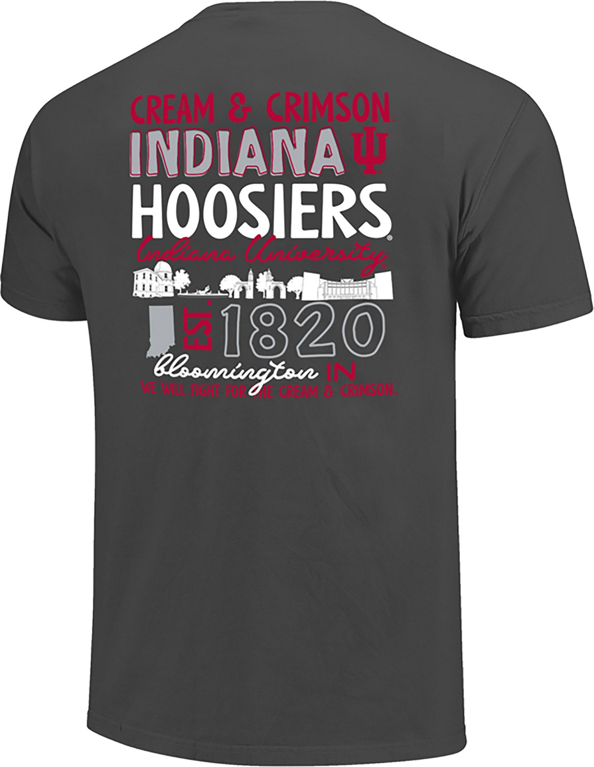 Image One Men's Indiana School Elements Stack DS T-shirt - view number 3