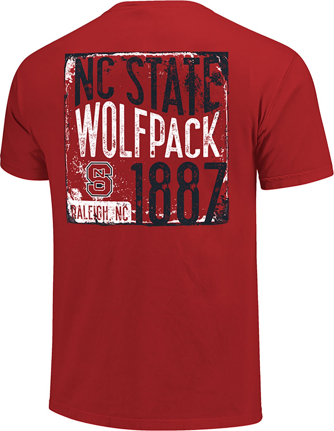 Image One Men's NC State Wave Texture DS T-shirt - view number 3