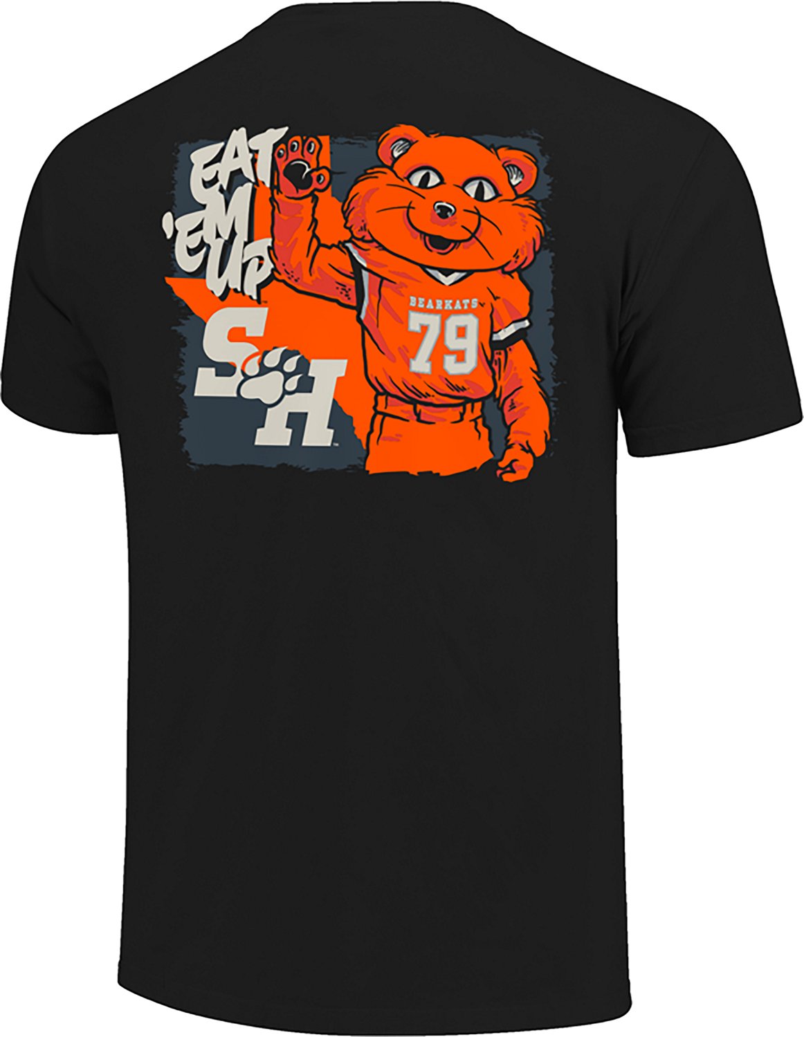 Image One Men's Sam Houston State Mascot Wave Phrase DS T-shirt - view number 3