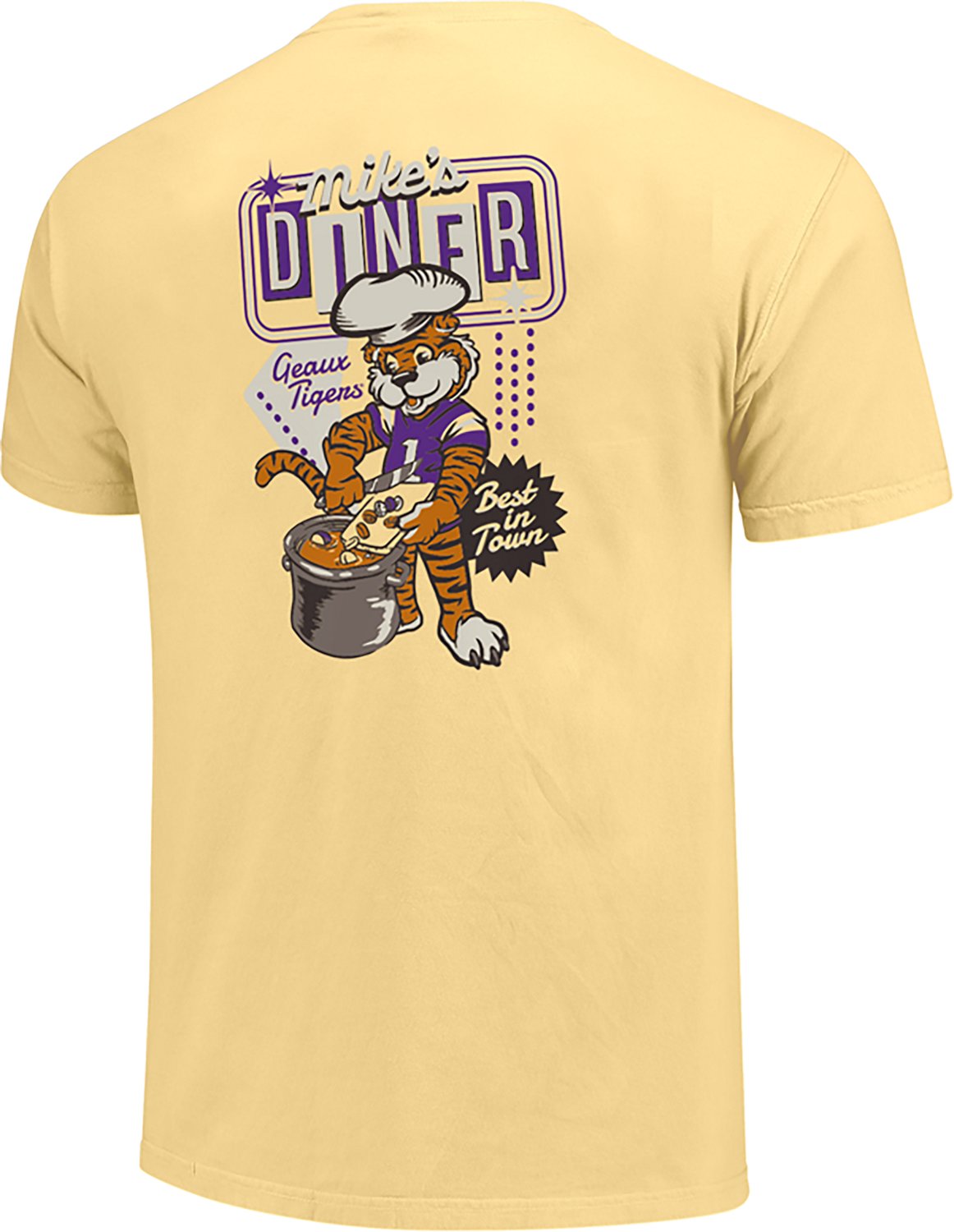 Image One Men's LSU Mike's Diner DS T-shirt - view number 3