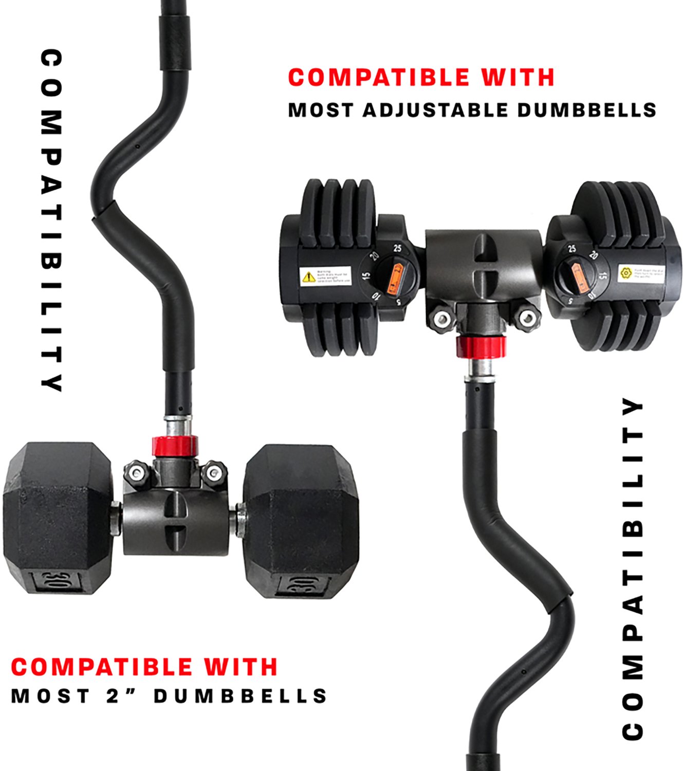 PRCTZ Modular Weight Training Arm Curl Bar Adapter - view number 3
