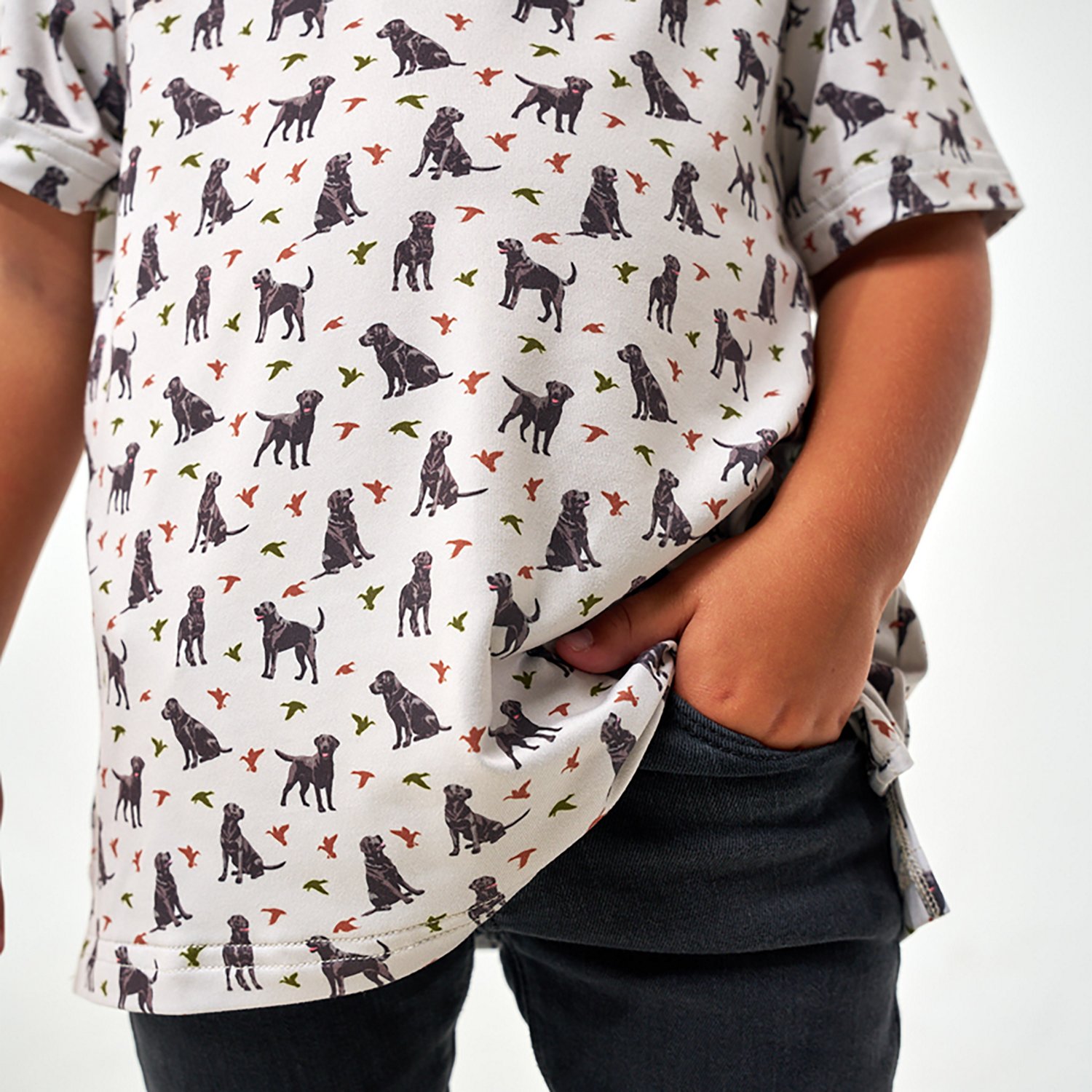 BURLEBO Boys' Performance Polo Shirt                                                                                             - view number 2