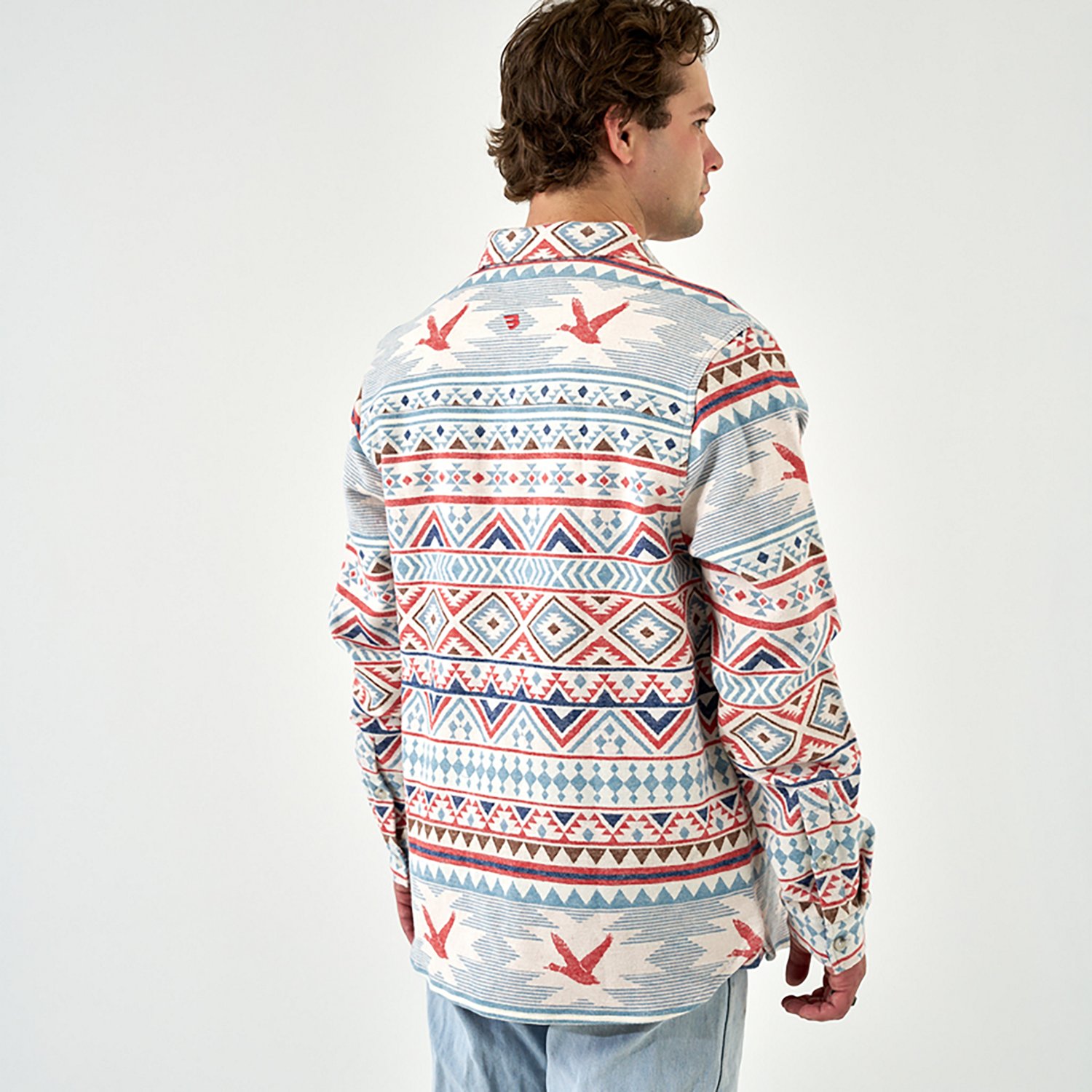 Burlebo Men's Vintage Heavyweight Flannel Shirt - view number 4