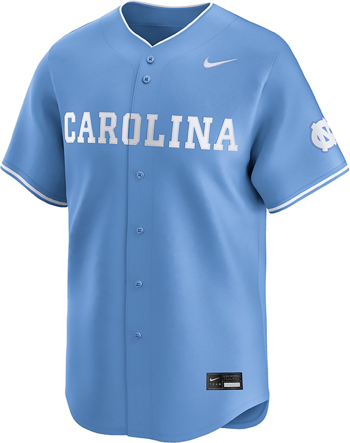 Nike Men's UNC Baseball Road Jersey - view number 2