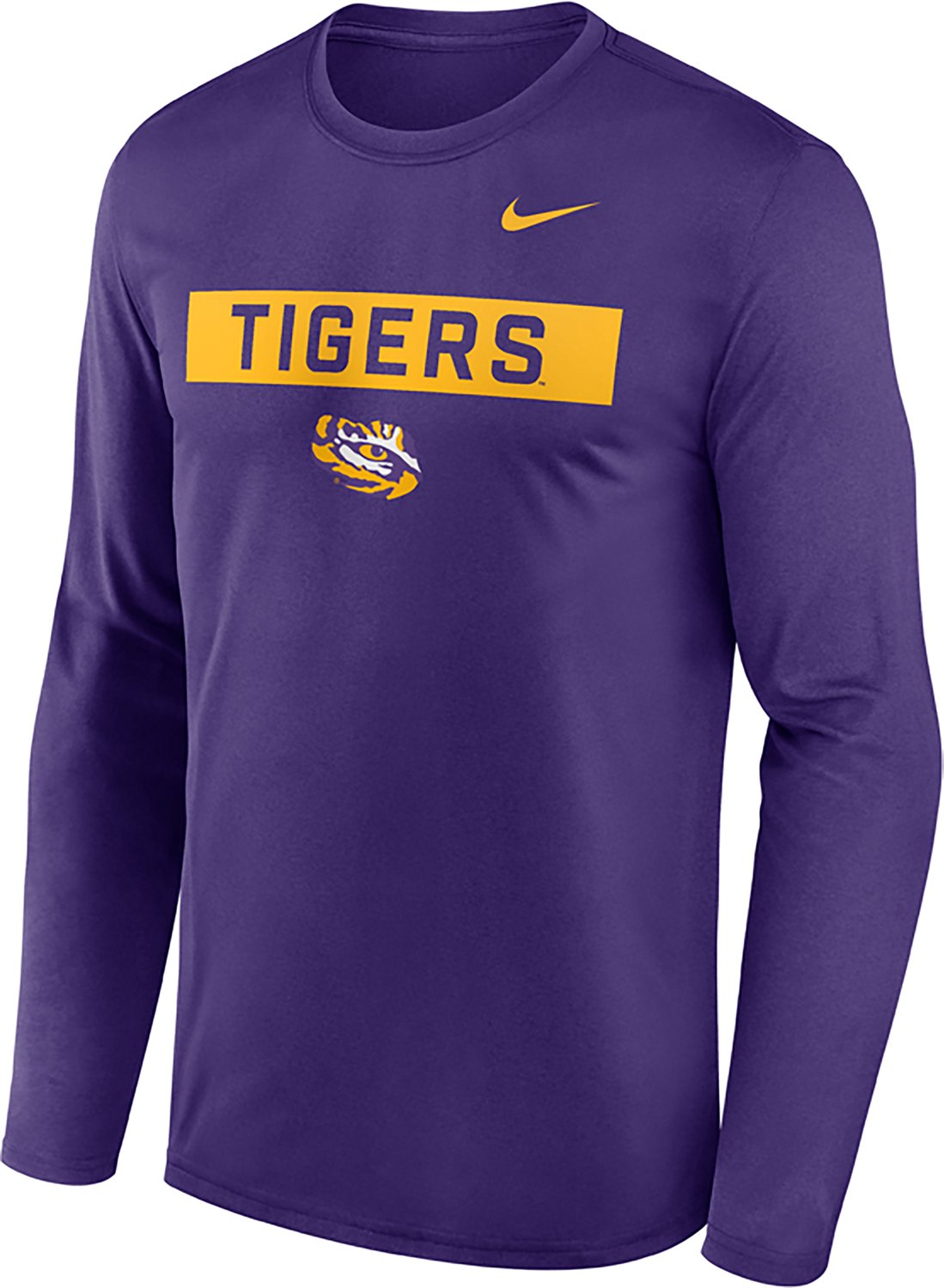 Nike Men's LSU Legend 2 Hit Long Sleeve T-shirt - view number 2